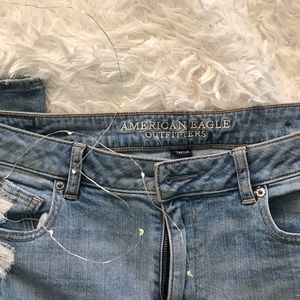 anerican eagle high waisted flare jeans